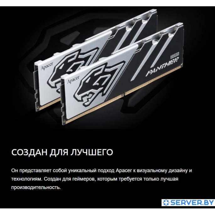 Оперативная память Apacer Panther 2x16ГБ DDR5 5600 МГц AH5U32G56C5227BAA-2. Фото5