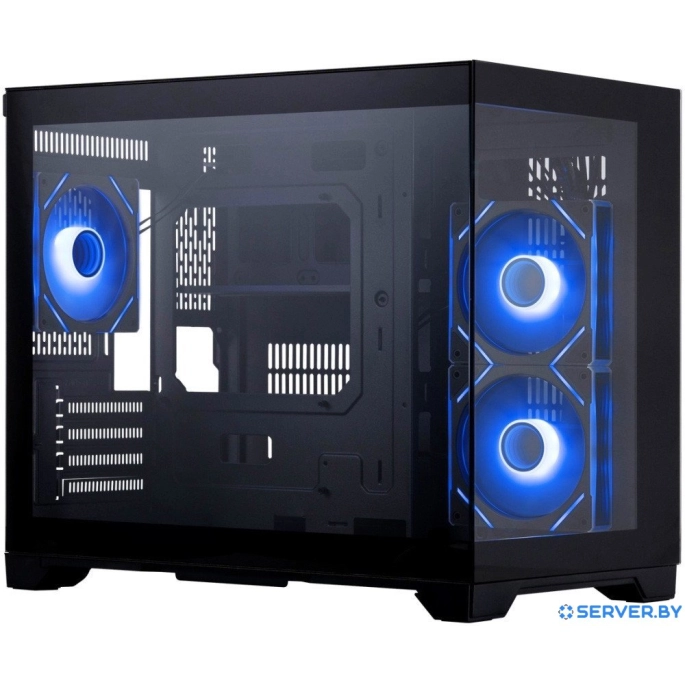 Корпус 1stPlayer Megaview MV6-TP ARGB (черный). Фото1