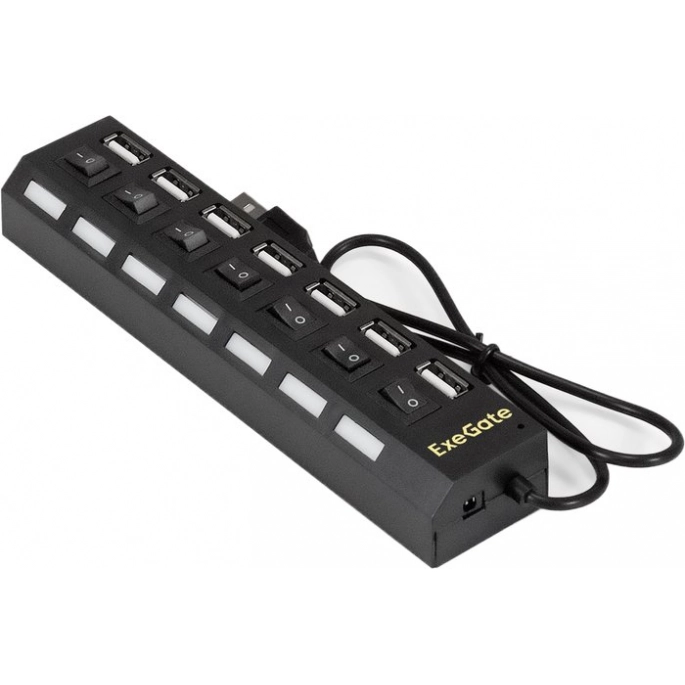 USB-хаб ExeGate DUB-72SW EX293978RUS. Фото 1