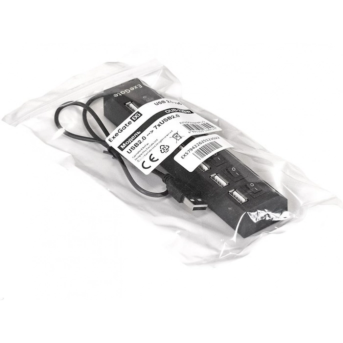 USB-хаб ExeGate DUB-72SW EX293978RUS. Фото 3