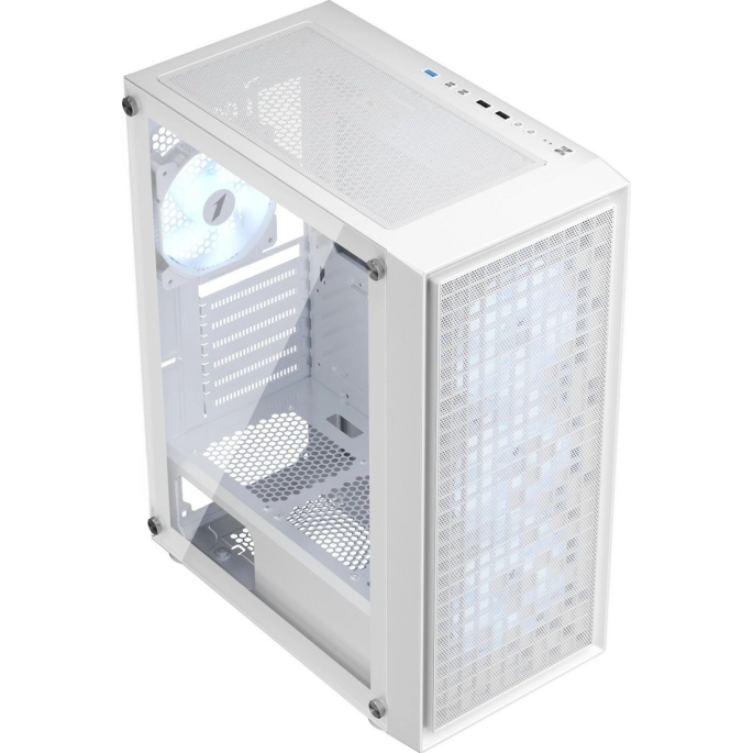 Корпус 1stPlayer GO6 GO6-WH-4FS7-W (белый). Фото 3