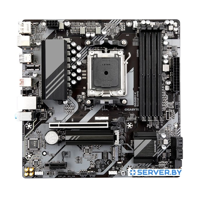 Материнская плата Gigabyte B650M K (rev. 1.0). Фото 1