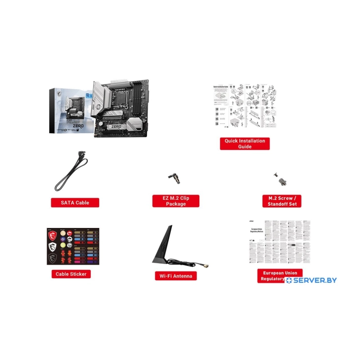 Материнская плата MSI B760M Project Zero. Фото2