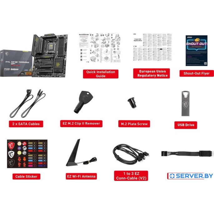 Материнская плата MSI MAG X870E Tomahawk WiFi. Фото 2