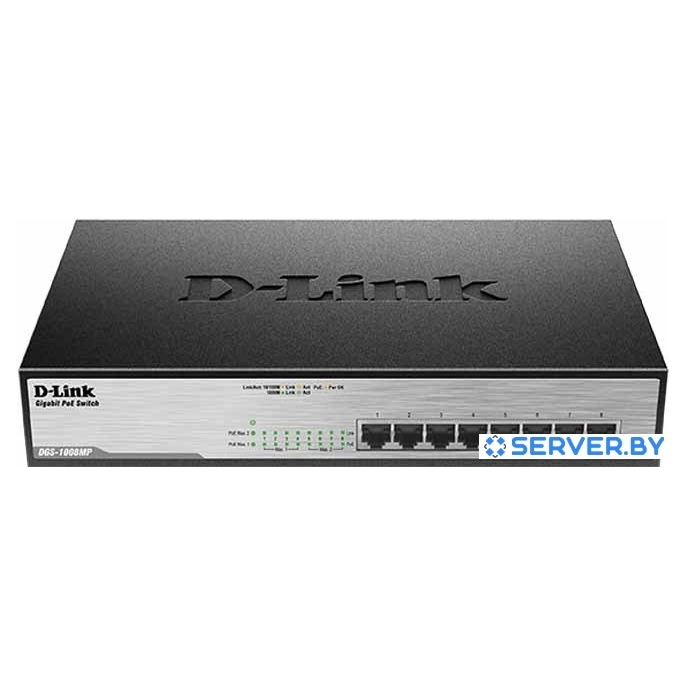Коммутатор D-Link DGS-1008MP. Фото1