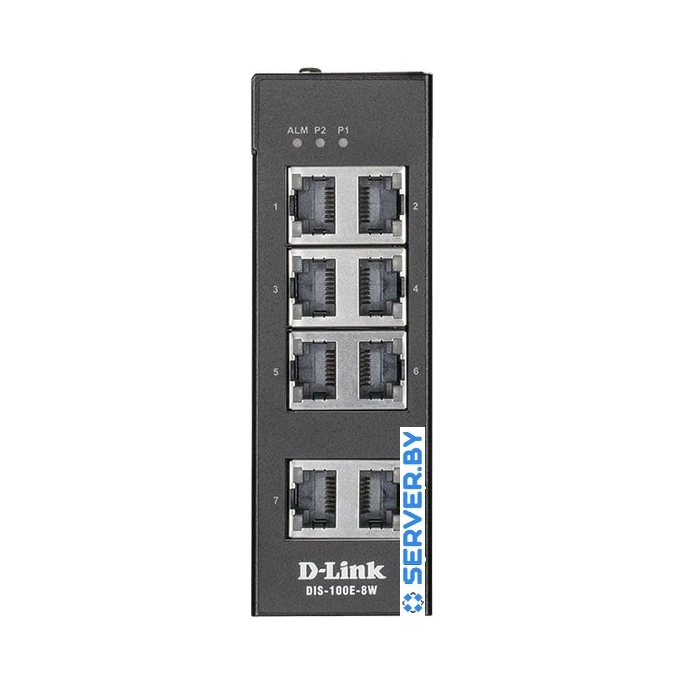 Неуправляемый коммутатор D-Link DIS-100E-8W/A1A. Фото 2
