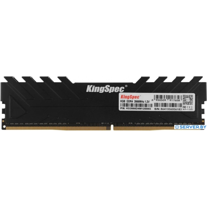 Оперативная память KingSpec Storm 8ГБ DDR4 2666 МГц KS2666D4M12008G. Фото 1