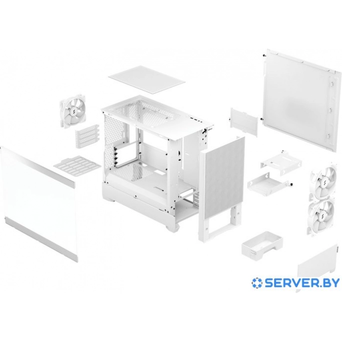 Корпус Fractal Design Pop Mini Air RGB White TG Clear Tint FD-C-POR1M-01. Фото 2