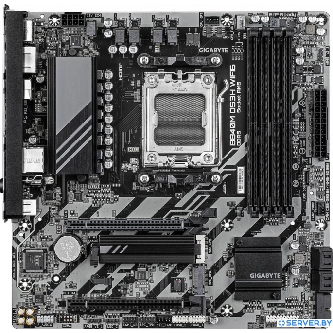 Материнская плата Gigabyte B840M DS3H WiFi6. Фото 1