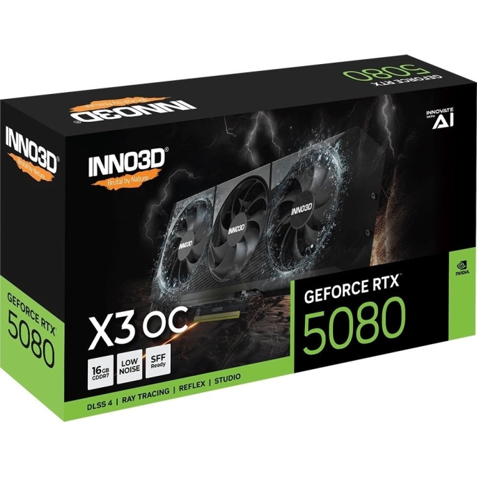 Видеокарта Inno3D GeForce RTX 5080 X3 OC N50803-16D7X-17603930. Фото3