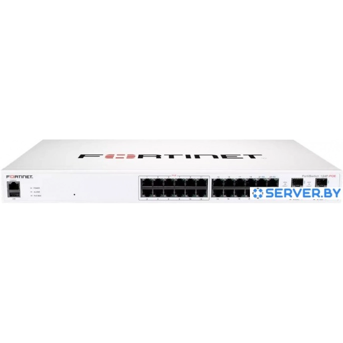 Управляемый коммутатор 2-го уровня Fortinet FortiSwitch FS-124F-POE. Фото 1
