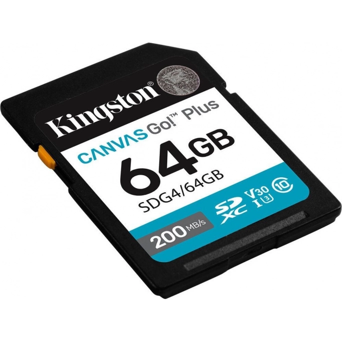 Карта памяти Kingston Canvas Go! Plus SDXC 64GB SDG4/64GB. Фото 2