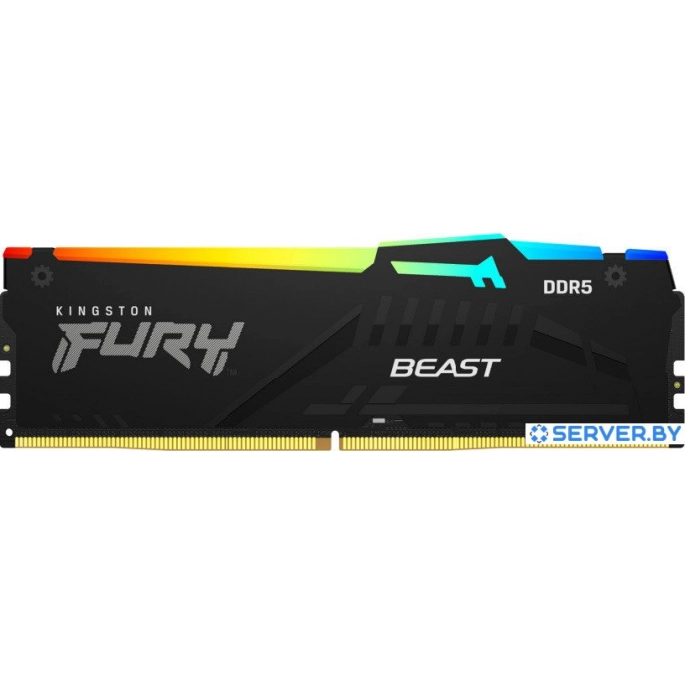 Оперативная память Kingston FURY Beast RGB 32ГБ DDR5 6400 МГц KF564C32BBEA-32. Фото 1