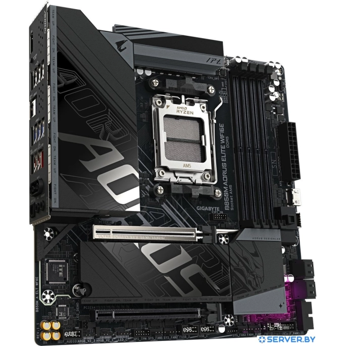 Материнская плата Gigabyte B850M Aorus Elite WiFi6E (rev. 1.0). Фото 3