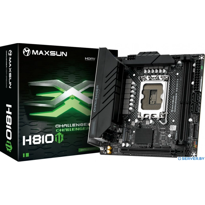 Материнская плата Maxsun Challenger H810ITX WiFi. Фото2