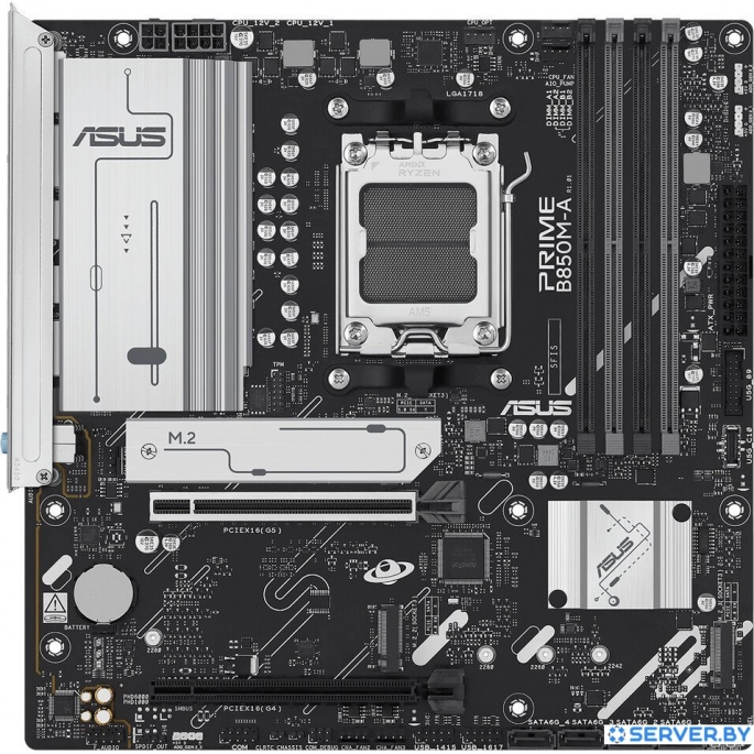 Материнская плата ASUS Prime B850M-A-CSM. Фото 1