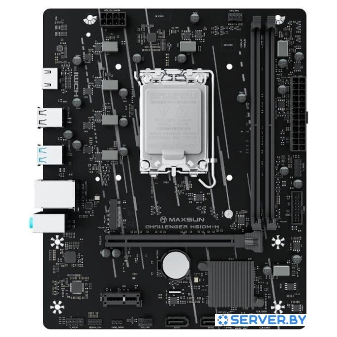 Материнская плата Maxsun Challenger H610M-H V1. Фото 1