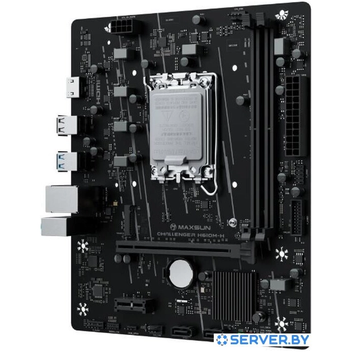 Материнская плата Maxsun Challenger H610M-H V1. Фото 2