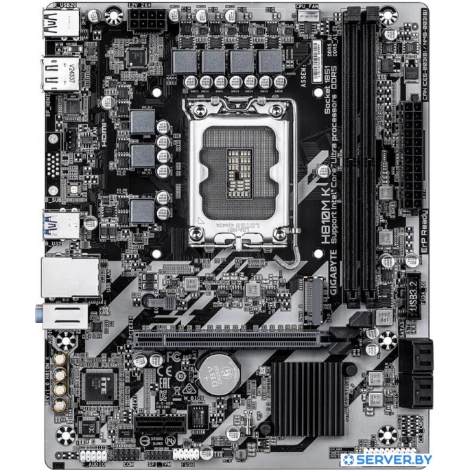 Материнская плата Gigabyte H810M K. Фото 1