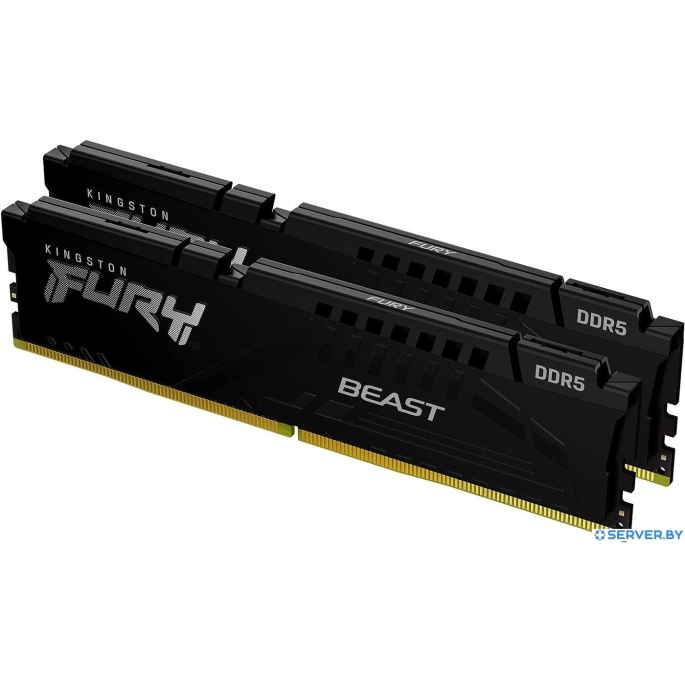 Оперативная память Kingston FURY Beast 2x64ГБ DDR5 5600МГц KF556C36BBEK2-128. Фото 1