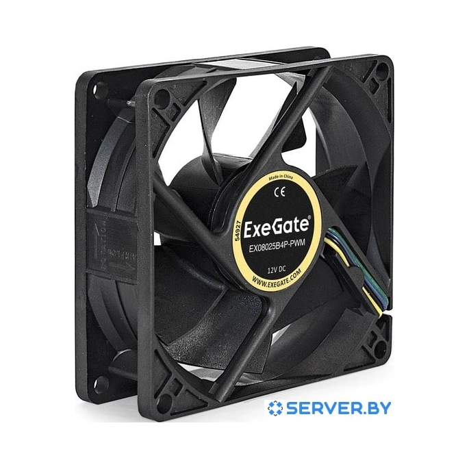Вентилятор для корпуса ExeGate ExtraPower EX08025B4P-PWM EX283378RUS. Фото4