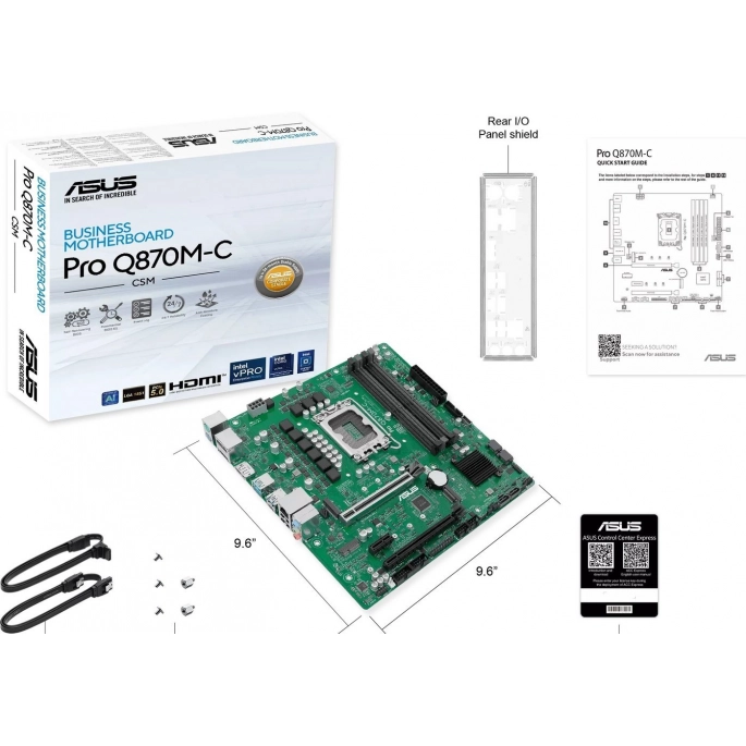 Материнская плата ASUS Pro Q870M-C-CSM. Фото 5