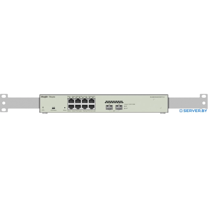 Управляемый коммутатор 2-го уровня Ruijie Networks RG-NBS3100-8GT2SFP-P-V2. Фото 1