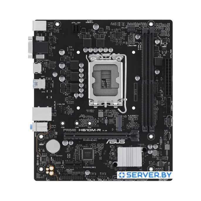 Материнская плата ASUS Prime H610M-R. Фото 1