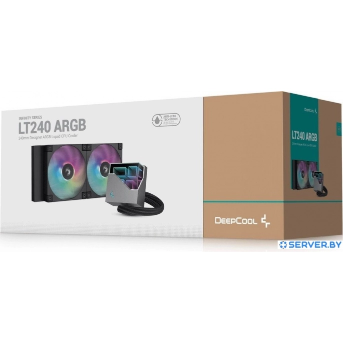Система жидкостного охлаждения для процессора DeepCool LT240 BK ARGB R-LT240-BKAMNC-G-1. Фото 4