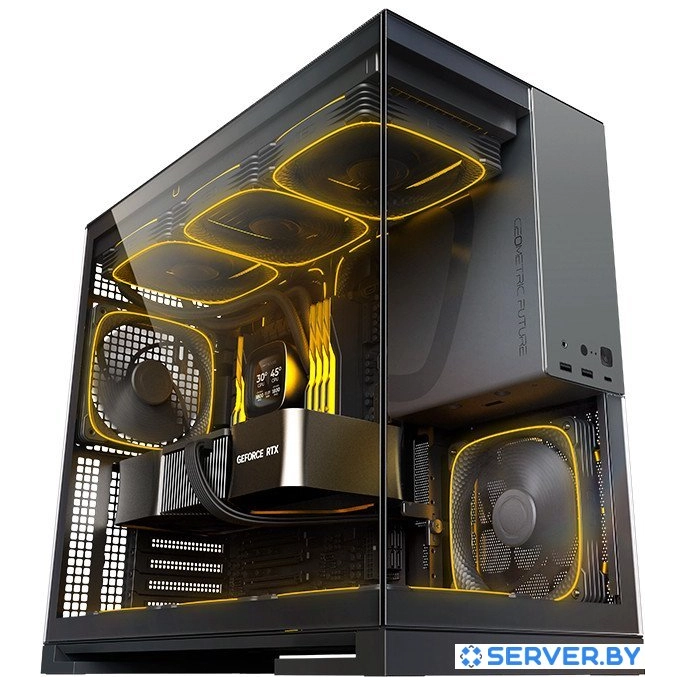 Корпус Geometric Future Model 5 (черный/серый). Фото 1