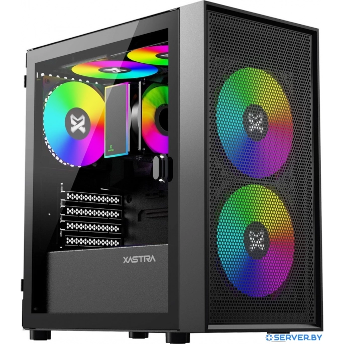 Корпус XASTRA A305M 3ARGB (черный). Фото 1