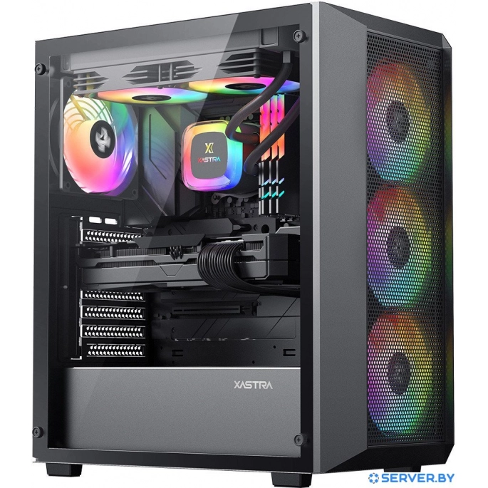 Корпус XASTRA A406 4ARGB (черный). Фото 1