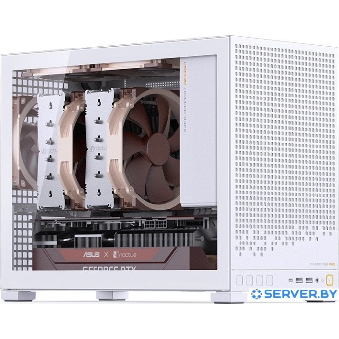 Корпус Jonsbo D32 Pro (белый). Фото 2