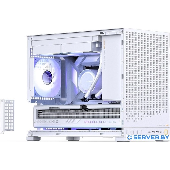 Корпус Jonsbo D32 Pro (белый). Фото 3