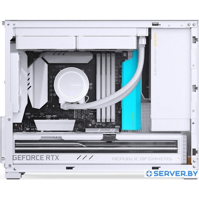 Корпус Jonsbo D32 Pro (белый). Фото 4