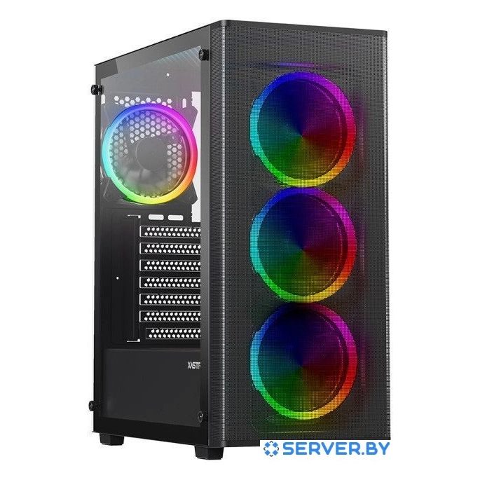 Корпус XASTRA A300 4FRGB (черный). Фото 1