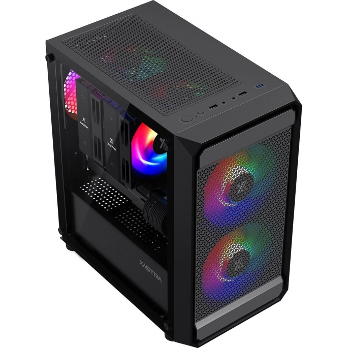 Корпус XASTRA A303M 3FRGB (черный). Фото 5