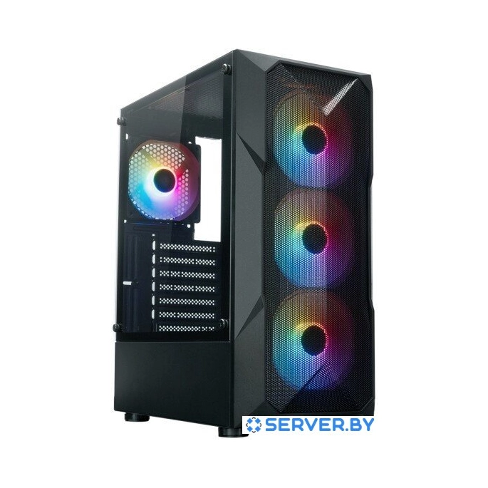 Корпус XASTRA A304 4FRGB (черный). Фото 1