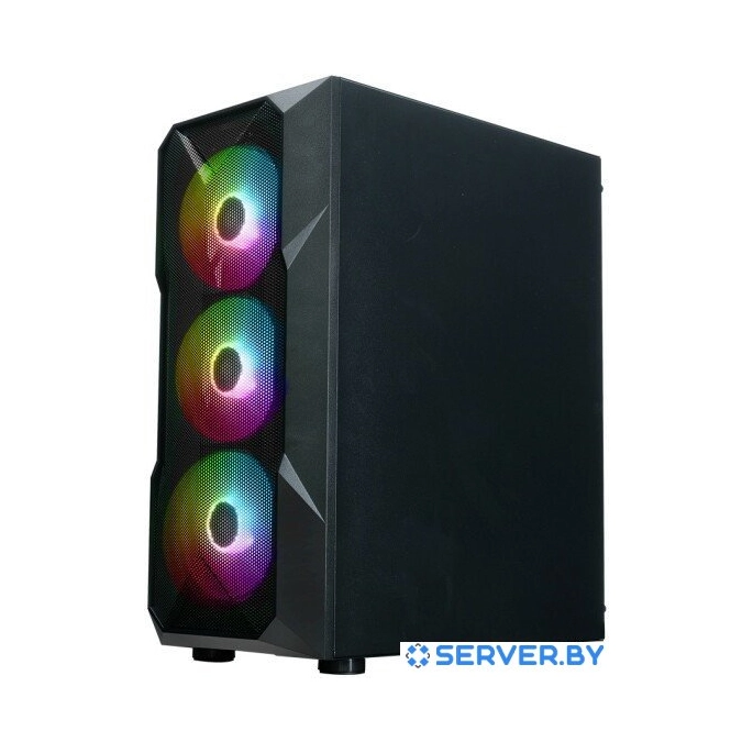 Корпус XASTRA A304 4FRGB (черный). Фото 3