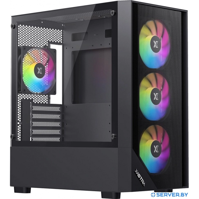 Корпус XASTRA A401M 4FRGB (черный). Фото 2