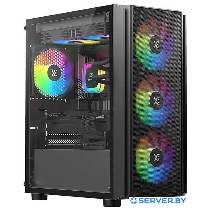 Корпус XASTRA A402M 4ARGB (черный). Фото 1