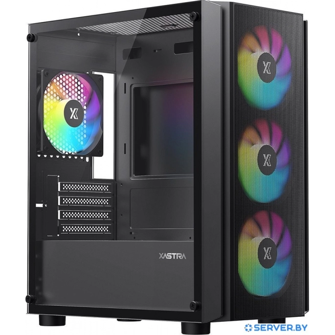 Корпус XASTRA A402M 4ARGB (черный). Фото 2