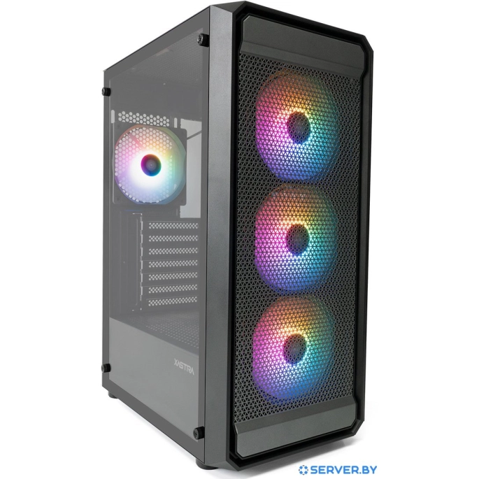 Корпус XASTRA A403 4FRGB (черный). Фото 1