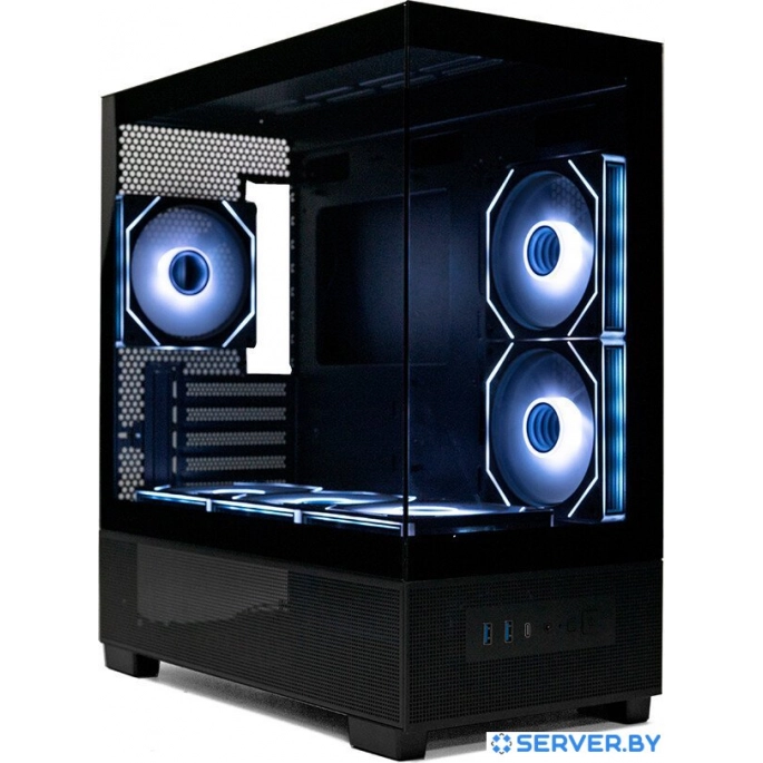 Корпус XASTRA Q500M 3ARGB-C10 (черный). Фото 3