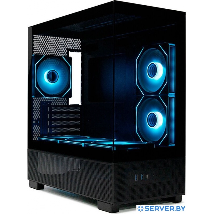 Корпус XASTRA Q500M 3ARGB-C10 (черный). Фото 4