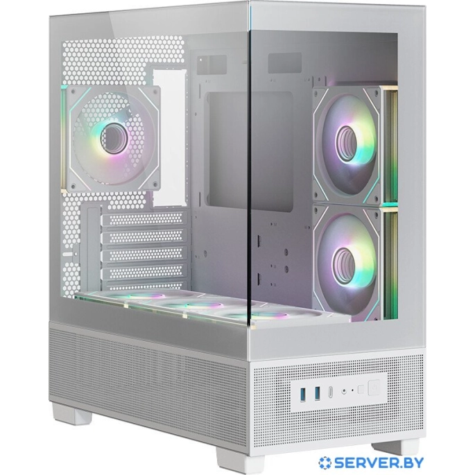 Корпус XASTRA Q500M 3ARGB-C10 (белый). Фото 4
