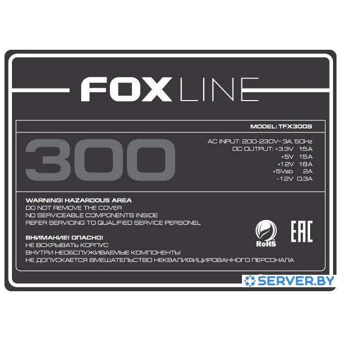 Корпус Foxline FL-1001 FL-1001-TFX300S. Фото5