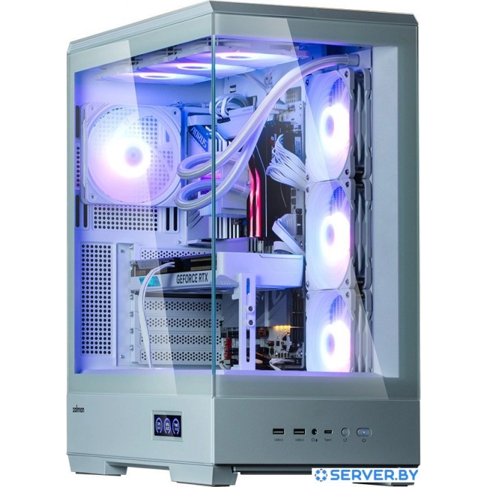 Корпус Zalman P50 DS (белый). Фото 1