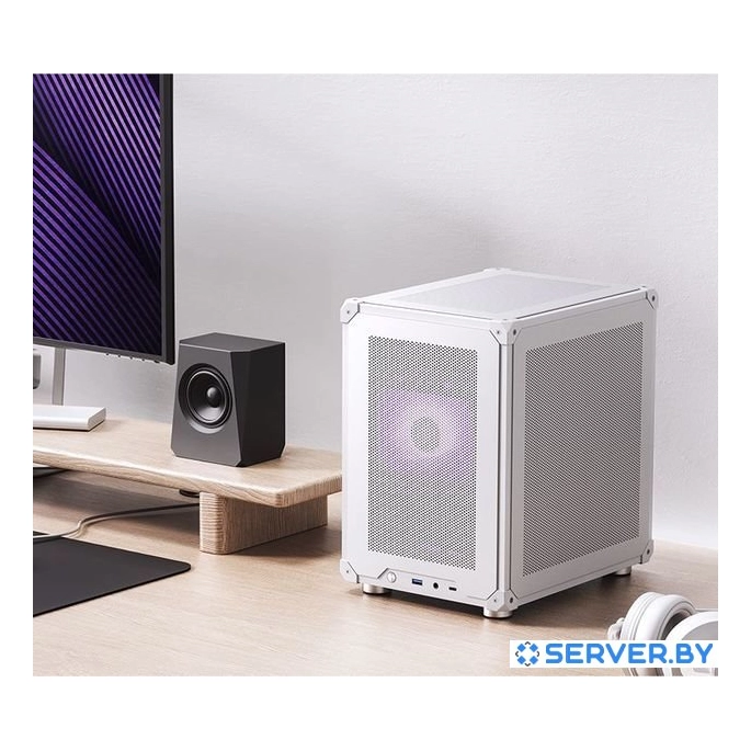 Корпус Jonsbo C6 (белый). Фото 5