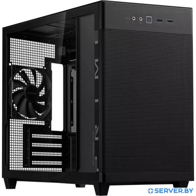 Корпус ASUS Prime AP201 TG (черный). Фото 1